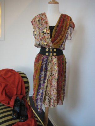 A Stunning dress from Diane Von Furstenberg with Streets Ahead Belt